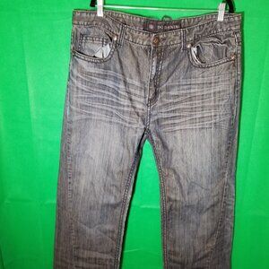 Vintage Do Denim Jeans Men 40x32 Blue Dark Wash Relaxed Fit Denim Wide Leg